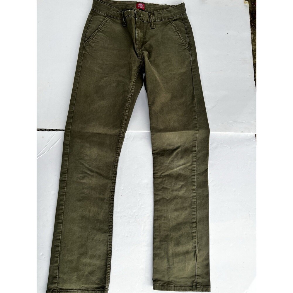 Levi’s 511 Slim Women’s Olive Green Stretch Pants Size 14 Regular W27 L29